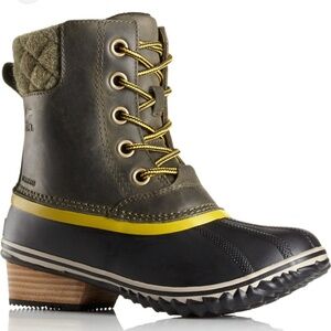Sorel Slimpack II Lace Up Duck Boot 8 Fisherman Gorpcore Waterproof Snow Rain